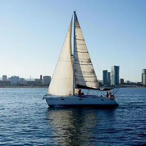 Velero En Port Forum Sail Boat , Barcelone Espagne